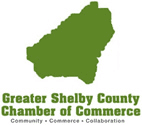 Logo - Greater Shelby County Chamber of Commerce. Comunity. Commerce. Collaboration